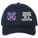 Proud Sister of a Coastie U.S. Coast Guard Unstructured Dad Cap