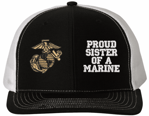 Proud Sister of a Marine U.S. Marine Corps Cap