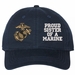 Proud Sister of a Marine U.S. Marine Corps Unstructured Dad Cap