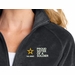 Proud Sister of a Soldier U.S. Army Women's Fleece Jacket