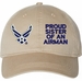 Proud Sister of an Airman U.S. Air Force Unstructured Dad Cap