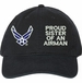 Proud Sister of an Airman U.S. Air Force Unstructured Dad Cap
