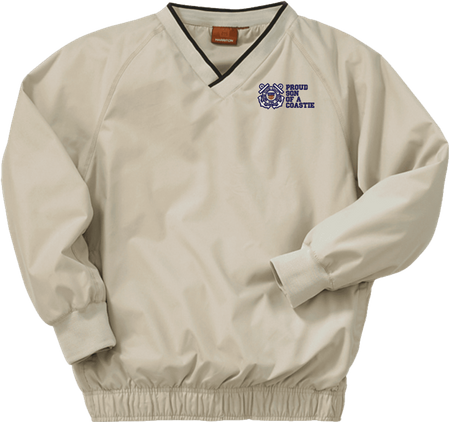 Proud Son of a Coastie U.S. Coast Guard Harriton Windshirt