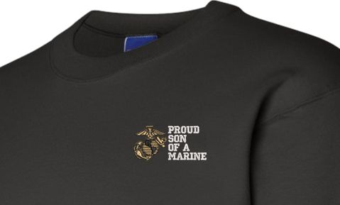 Proud Son of a Marine U.S. Marine Corps Sweatshirt