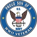 Proud Son of a U.S. Navy World War II Veteran Decal