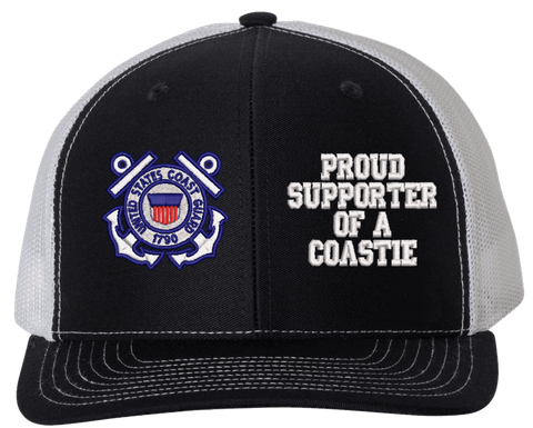 Proud Supporter of a Coastie U.S. Coast Guard Mesh Back Cap