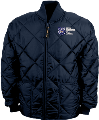 Proud Supporter of a Coastie U.S. Coast Guard Game Sportswear Bravest Jacket