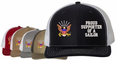 Proud Supporter of a Sailor U.S. Navy Mesh Back Cap