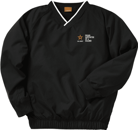 Proud Supporter of a Soldier U.S. Army Harriton Windshirt