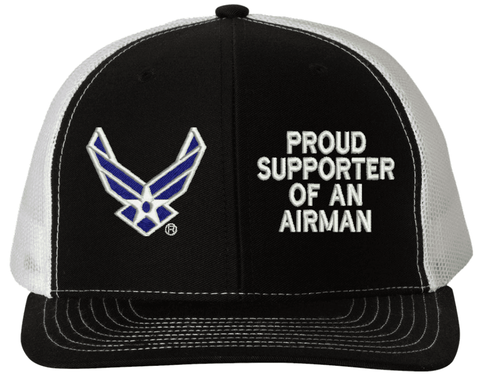 Proud Supporter of an Airman U.S. Air Force Mesh Back Cap
