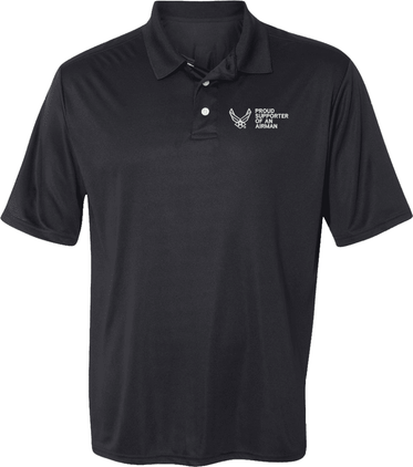 Proud Supporter of an Airman U.S. Air Force Moisture Wicking Polo