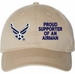 Proud Supporter of an Airman U.S. Air Force Unstructured Dad Cap
