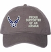 Proud Supporter of an Airman U.S. Air Force Unstructured Dad Cap