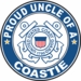 Proud Uncle of a Coastie U.S. Coast Guard Round Decal
