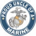 Proud Uncle of a Marine U.S. Marine Corps Round Decal