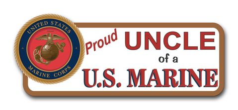 Proud Uncle of a U.S. Marine Bumper Sticker