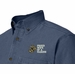 Proud Wife of a Marine U.S. Marine Corps Embroidered Denim Long Sleeve Shirt