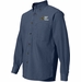 Proud Wife of a Marine U.S. Marine Corps Embroidered Denim Long Sleeve Shirt