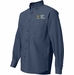 Proud Wife of a Soldier U.S. Army Embroidered Denim Long Sleeve Shirt