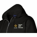 Proud Wife of a Soldier U.S. Army Embroidered Zipper Hoodie