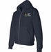 Proud Wife of a Soldier U.S. Army Embroidered Zipper Hoodie