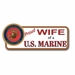 Proud Wife of a U.S. Marine Bumper Sticker