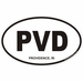 Providence Rhode Island Oval Sticker