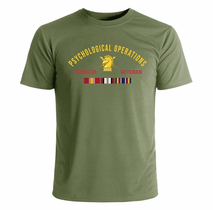 Psychological Operations Afghanistan Veteran T-Shirt
