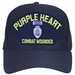 Purple Heart 'Combat Wounded' with Medal Ball Cap