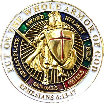 Put on the Whole Armor of God 1" Lapel Pin