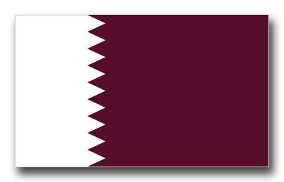 Qatar Flag Vinyl Transfer Decal