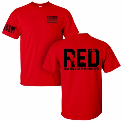 RED Friday Printed Short-Sleeved T-Shirt