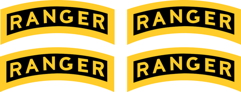 Ranger Tab 4 Pack of 1.5" Cell Phone Stickers