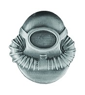 Rank Scuba Diver Lapel Pin - Oxidized