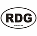 Reading Pennsylvania Oval Decal