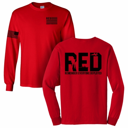 RED Friday Printed Long-Sleeved T-Shirt