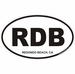 Redondo Beach California Oval Decal