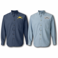Regiments Battalions and Badges Denim Shirts Thumbnail Illustration