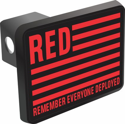 Remember Everyone Deployed Hitch Cover