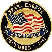 Remember Pearl Harbor Lapel Pin