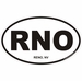 Reno Nevada Oval Decal