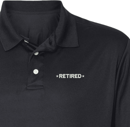 Retired Moisture Wicking Polo