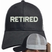 Retired Text Only Mesh-Back Ponytail Cap