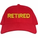 Retired Text Only USA Cap