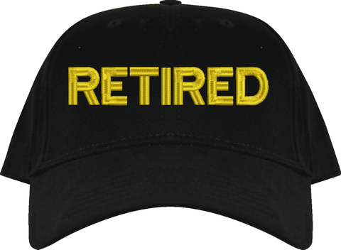 Retired Text Only USA Cap