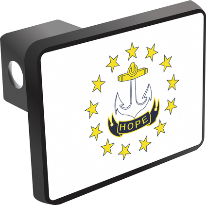 Rhode Island State Flag Hitch Cover