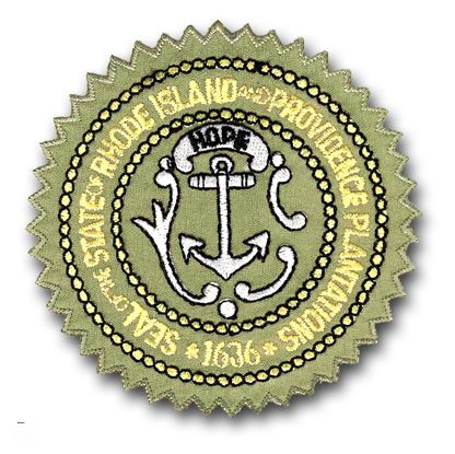 RHODE ISLAND STATE SEAL PATCH