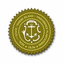 Rhode Island State Seal Vinyl Transfer Decal