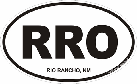 Rio Rancho New Mexico Oval Decal
