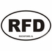 Rockford Illinois Oval Decal